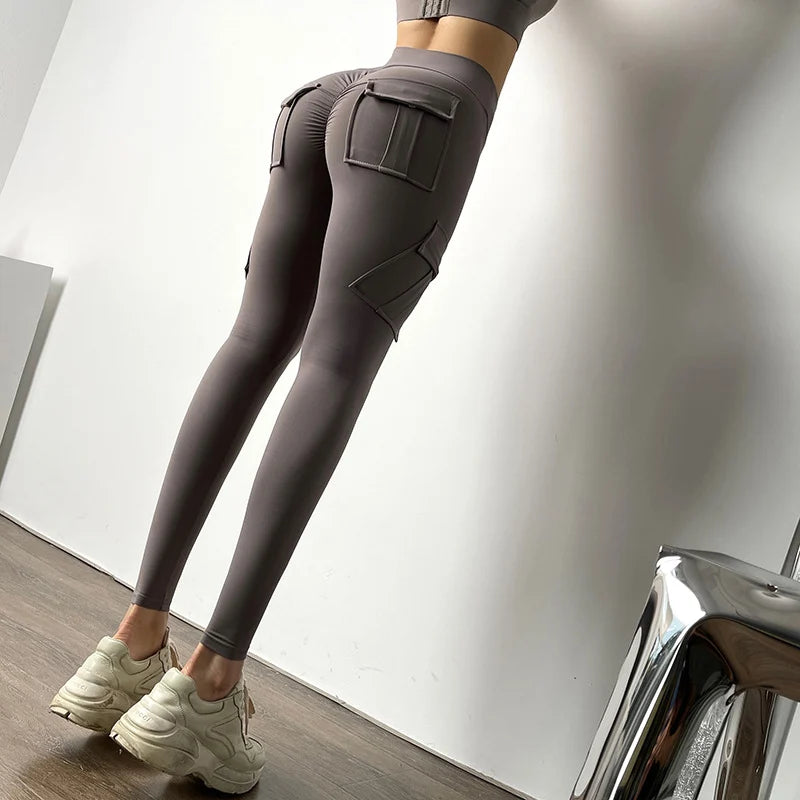 SoftLeg - Calça Cargo Legging com Efeito Eleva-Bumbum