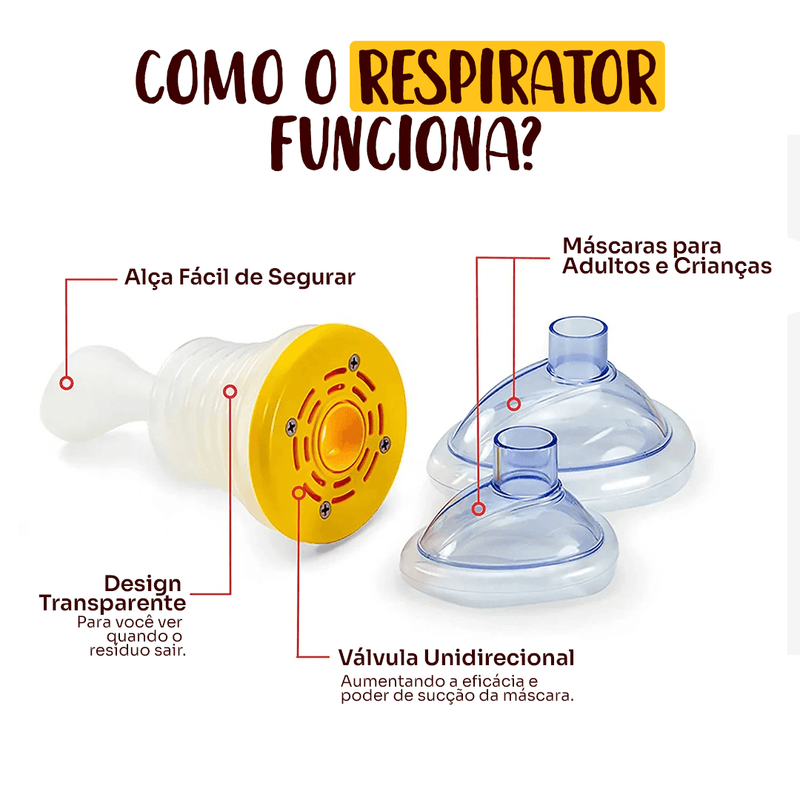 Kit Anti-Asfixia e Anti-Engasgo - Respirator [PRIMEIROS SOCORROS]