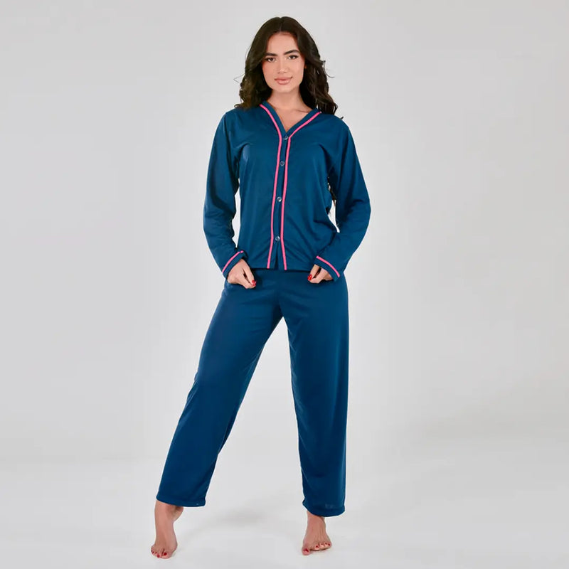 [COMPRE 1 LEVE 2] Conjunto de Pijama Americano Aurora em Silk (Super Macia e Quentinha)