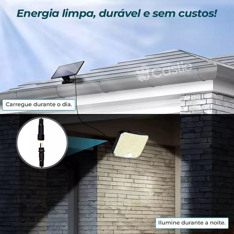 Kit Super Holofote Solar de LED - UltraSunny [ÚLTIMO DIA DE PROMOÇÃO]