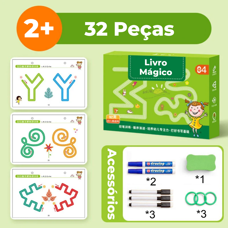 Livro Mágico Montessori - Desenvolvimento da Alfabetização